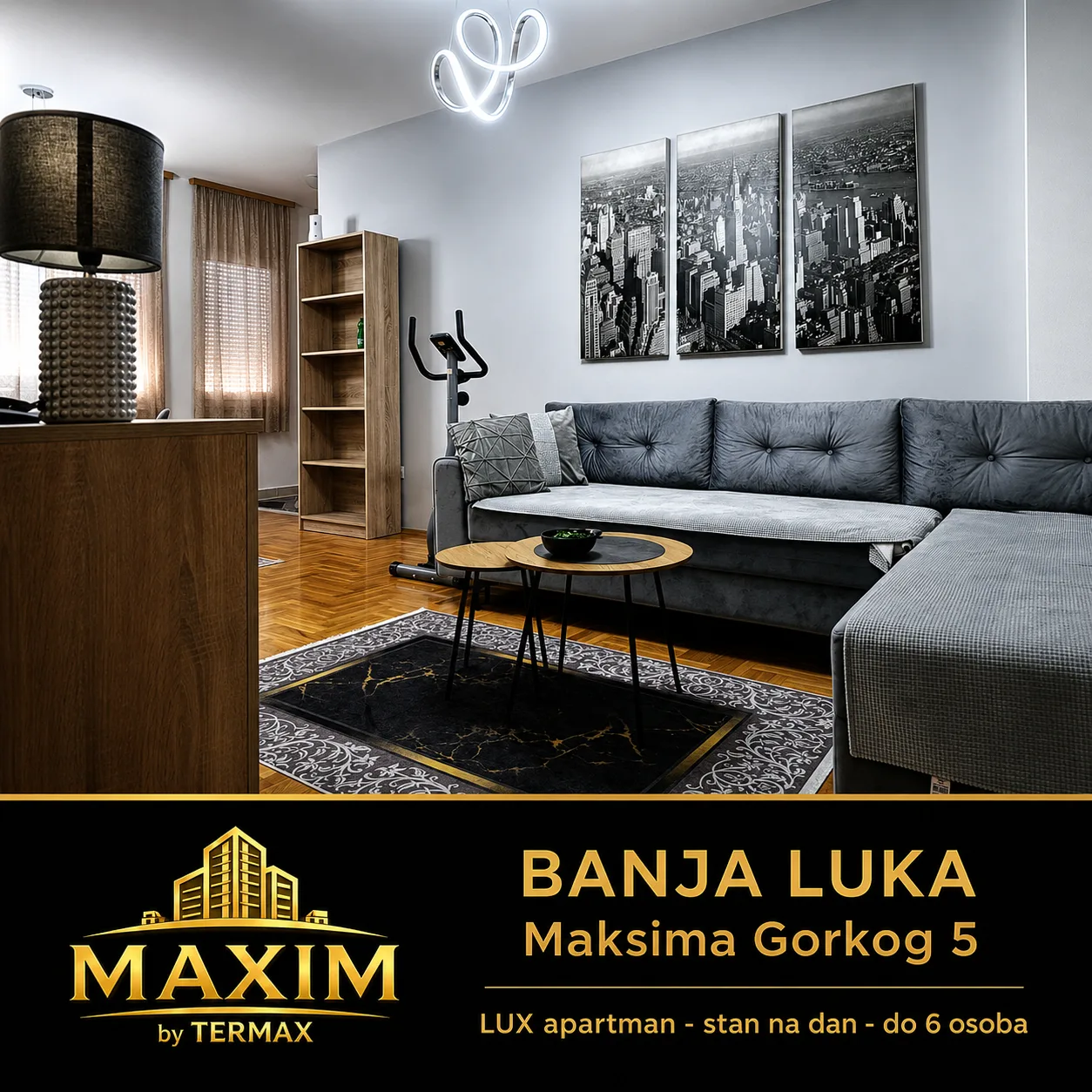 MAXIM by Termax  — apartman na dan u Banja Luka